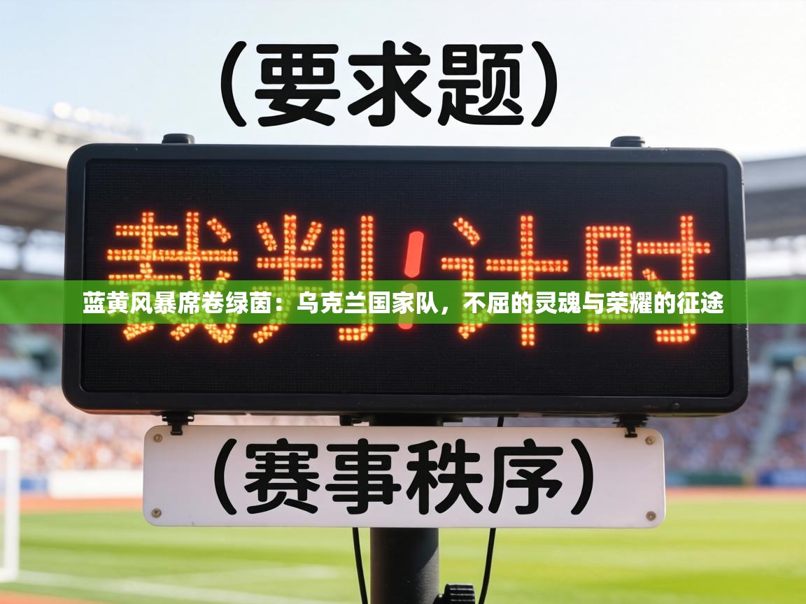 蓝黄风暴席卷绿茵：乌克兰国家队，不屈的灵魂与荣耀的征途